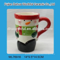 Fancy Keramik Tasse mit Schneemann Figur